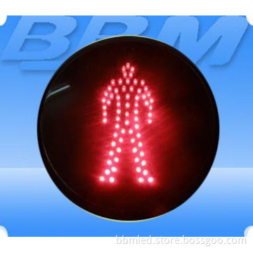 300mm (12") Pedestrian Red Man LED Traffic Lights Module/Core (RX300-3-R)